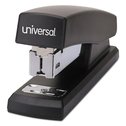 Half-Strip Stapler, 20-Sheet Capacity, Black-(UNV43119)