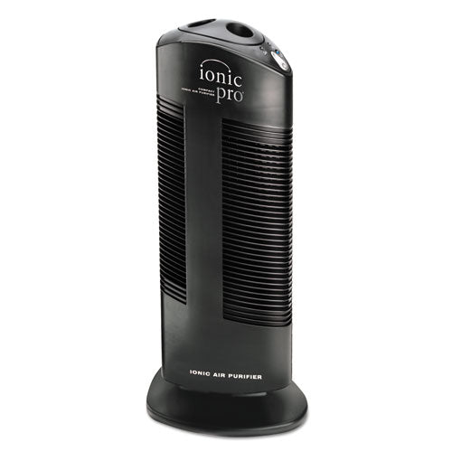 Compact Ionic Air Purifier, 250 sq ft Room Capacity, Black-(ION90IP01MI01W)