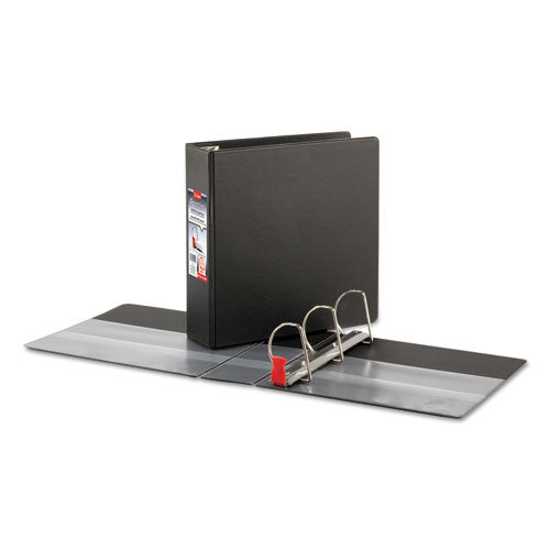 Premier Easy Open Locking Slant-D Ring Binders, 3 Rings, 3" Capacity, 11 x 8.5, Black-(CRD18742)