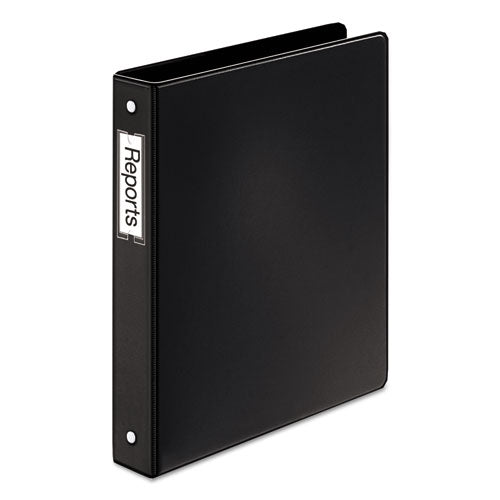 Premier Easy Open Locking Round Ring Binder, 3 Rings, 1" Capacity, 11 x 8.5, Black-(CRD18812)