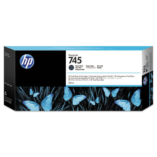 HP 745, (F9K05A) Matte Black Original Ink Cartridge-(HEWF9K05A)