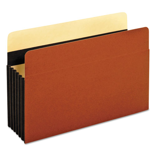 Heavy-Duty File Pockets, 5.25" Expansion, Legal Size, Redrope, 10/Box-(PFXC1536GHD)