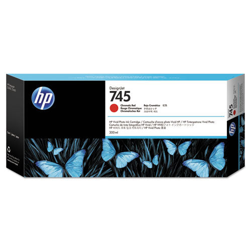 HP 745, (F9K06A) Chromatic Red Original Ink Cartridge-(HEWF9K06A)