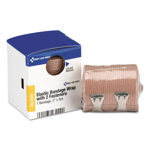 SmartCompliance Elastic Bandage Wrap, 2" x 5 yds, Latex-Free-(FAOFAE3009)