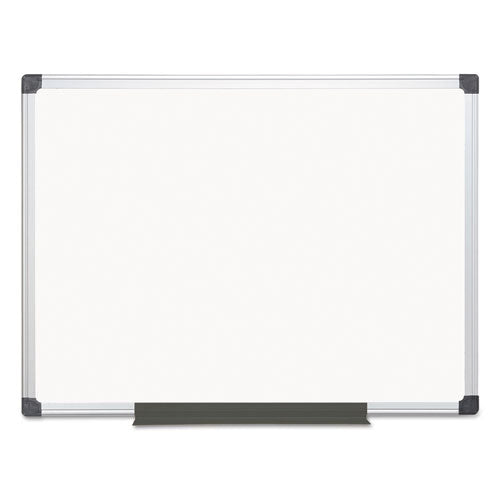 Value Melamine Dry Erase Board, 36 x 48, White Surface, Silver Aluminum Frame-(BVCMA0512170MV)