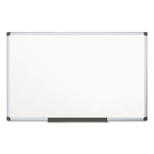 Value Melamine Dry Erase Board, 48 x 96, White Surface, Silver Aluminum Frame-(BVCMA2112170MV)