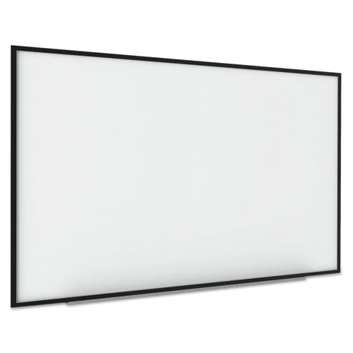 Interactive Dry Erase Board, 90 x 52.7, White Surface, Black Aluminum Frame-(BVCBI1591720)