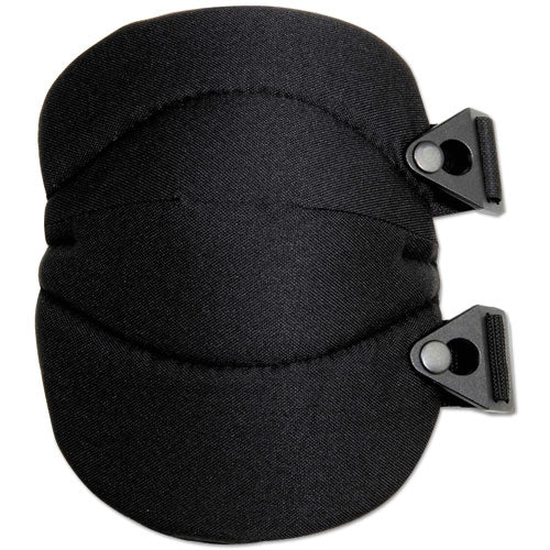 ProFlex 230 Wide Soft Cap Knee Pad, Buckle Closure, One Size Fits Most, Black-(EGO18230)