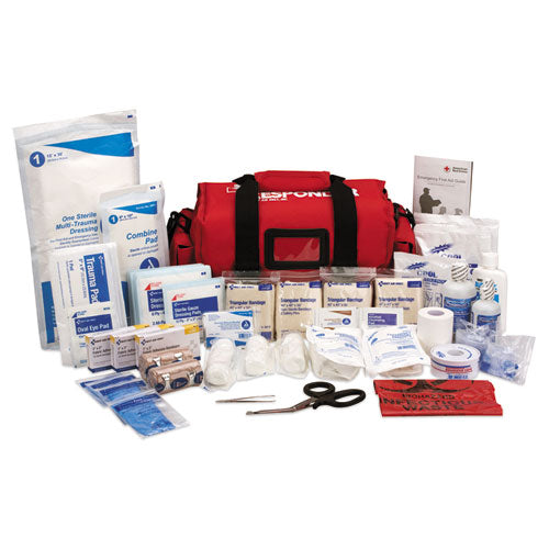 First Responder Kit, 16 x 8 x 7.5, 158 Pieces, Nylon Fabric Case-(FAO520FR)