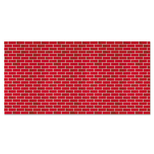 Fadeless Designs Bulletin Board Paper, Brick, 48" x 50 ft Roll-(PAC56475)