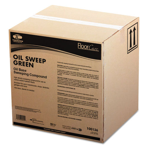 Oil-Based Sweeping Compound, Grit-Free, 50 lb Box-(TOL213650BX)