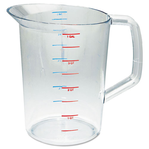 Bouncer Measuring Cup, 4 qt, Clear-(RCP3218CLE)