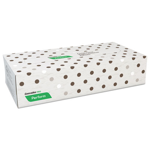 Perform Facial Tissue, 2-Ply, Latte, 100 Sheets/Box, 30 Boxes/Carton-(CSDF300)