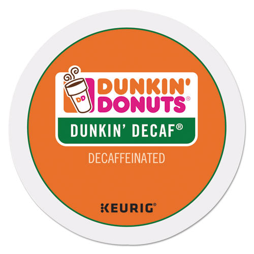 K-Cup Pods, Dunkin Decaf, 24/Box-(GMT0846)