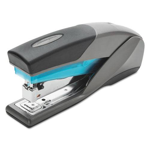 Optima 25 Reduced Effort Stapler, 25-Sheet Capacity, Slate Gray/Blue-(SWI66404)