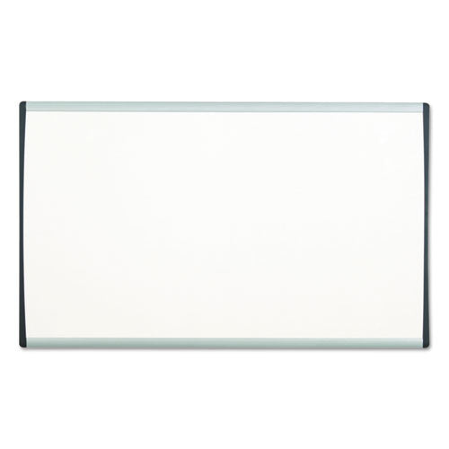 ARC Frame Cubicle Magnetic Dry Erase Board, 14 x 11, White Surface, Silver Aluminum Frame-(QRTARC1411)