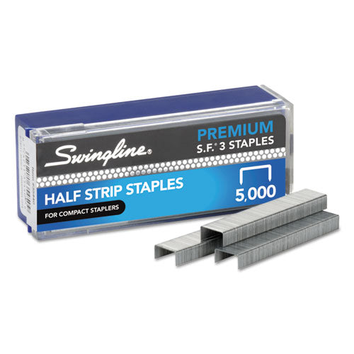 S.F. 3 Premium Staples, 0.25" Leg, 0.5" Crown, Steel, 5,000/Box-(SWI35440)