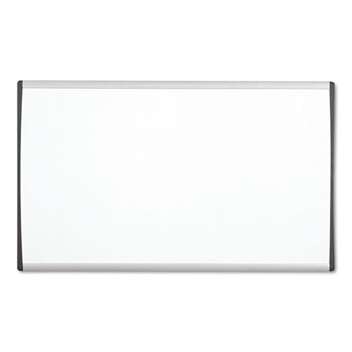 ARC Frame Cubicle Dry Erase Board, 24 x 14, White Surface, Silver Aluminum Frame-(QRTARC2414)