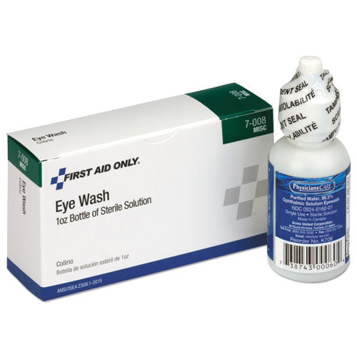 24 Unit ANSI Class A+ Refill, Eyewash, 1 oz-(FAO7008)