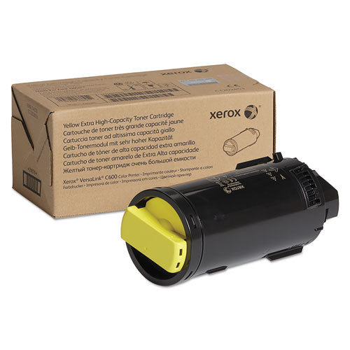 106R03918 Extra High-Yield Toner, 16,800 Page-Yield, Yellow-(XER106R03918)