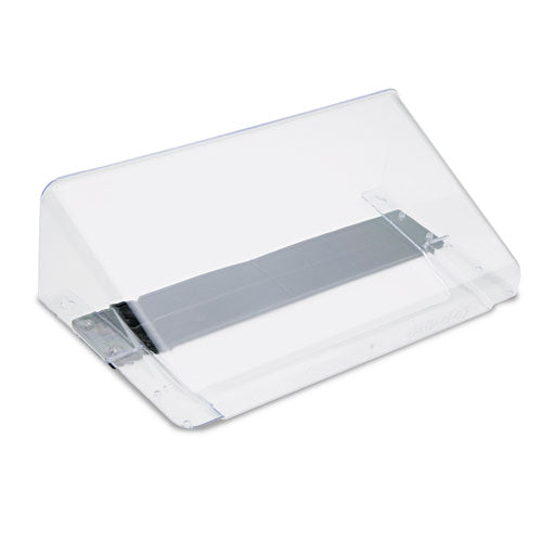 Magnetic DocuPocket Wall File, Letter Size, 13" x 4" x 7", Clear-(DEF73101)