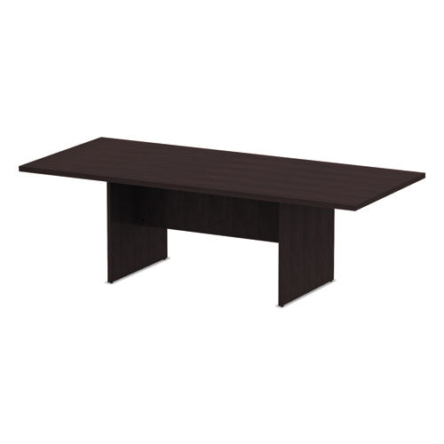 Alera Valencia Series Conference Table, Rectangular, 94.5w x 41.38d x 29.5h, Espresso-(ALEVA719642ES)