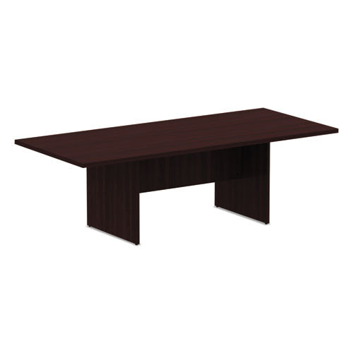 Alera Valencia Series Conference Table, Rectangular, 94.5w x 41.38d x 29.5h, Mahogany-(ALEVA719642MY)