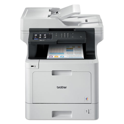 MFCL8900CDW Business Color Laser All-in-One Printer with Duplex Print, Scan, Copy and Wireless Networking-(BRTMFCL8900CDW)