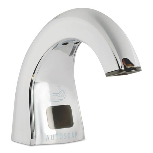 One Shot Soap Dispenser - Touch Free, Liquid, 1.9 x 5.5 x 4, Polished Chrome-(RCP402073)