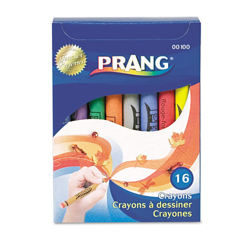 Crayons Made with Soy, 16 Colors/Box-(DIX00100)