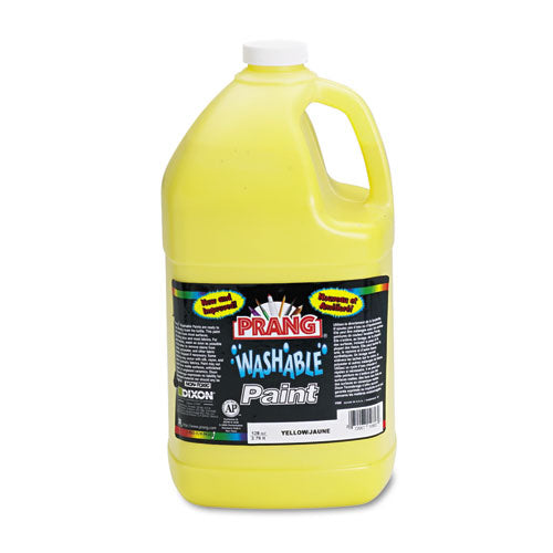 Washable Paint, Yellow, 1 gal Bottle-(DIX10603)