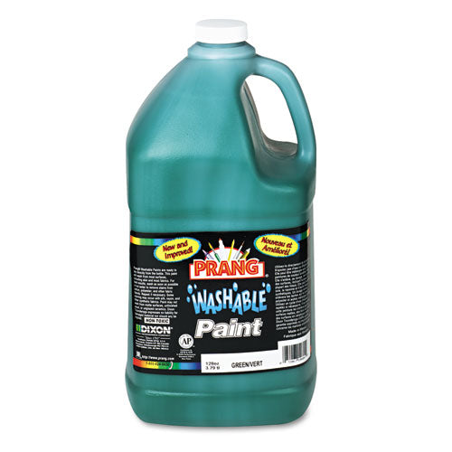 Washable Paint, Green, 1 gal Bottle-(DIX10604)