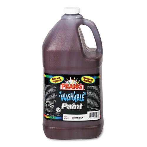 Washable Paint, Brown, 1 gal Bottle-(DIX10608)