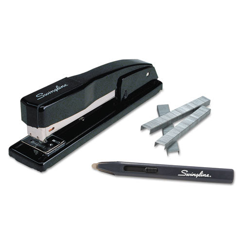 Commercial Desk Stapler Value Pack, 20-Sheet Capacity, Black-(SWI44420)