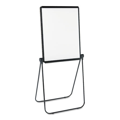 Ultima Presentation Easel, 27 x 34, White Surface, Black Metal Frame-(QRT101EL)