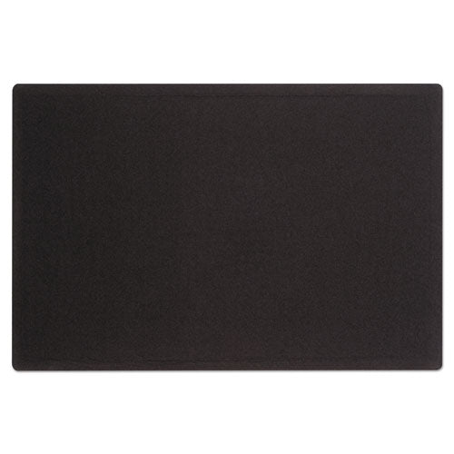 Oval Office Fabric Board, 48 x 36, Black Surface-(QRT7684BK)