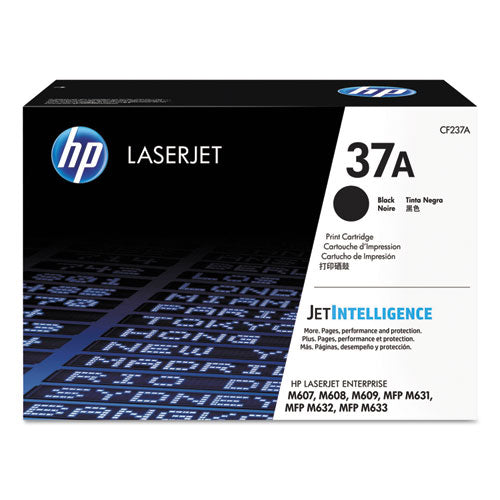 HP 37A, (CF237A) Black Original LaserJet Toner Cartridge-(HEWCF237A)