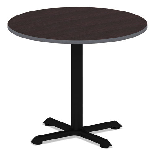 Reversible Laminate Table Top, Round, 35.5" Diameter, Espresso/Walnut-(ALETTRD36EW)