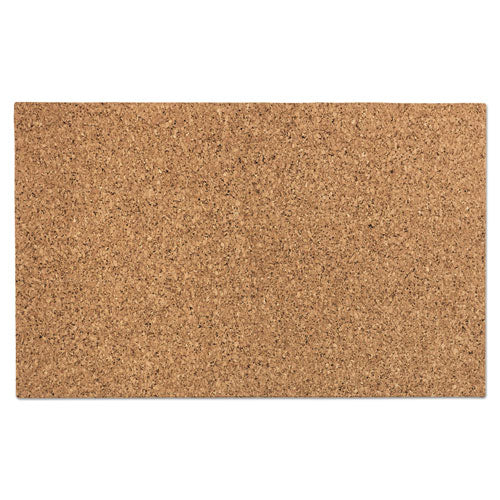 iDesign Frameless Cork Bulletin Board, 24 x 38, Natural Surface-(ICE35010)