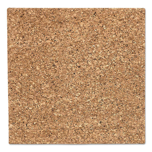 iDesign Frameless Cork Bulletin Board, 18 x 18, Natural Surface-(ICE35016)