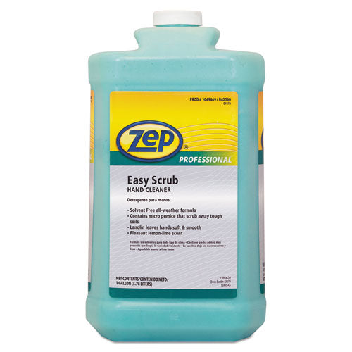 Industrial Hand Cleaner, Easy Scrub, Lemon, 1 gal Bottle, 4/Carton-(ZPP1049469)