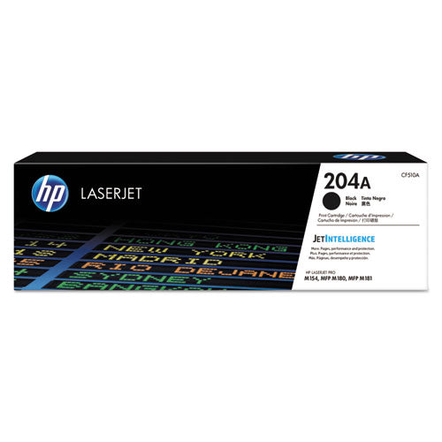 HP 204A, (CF510A) Black Original LaserJet Toner Cartridge-(HEWCF510A)