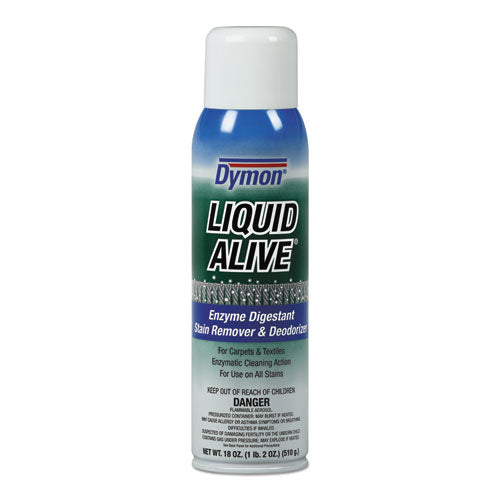 LIQUID ALIVE Carpet Cleaner/Deodorizer, 20 oz Aerosol Spray, 12/Carton-(ITW33420)