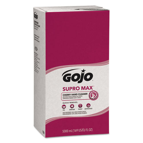 SUPRO MAX Hand Cleaner, Cherry, 5,000 mL Refill, 2/Carton-(GOJ758202)