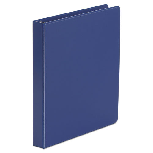 Economy Non-View Round Ring Binder, 3 Rings, 1" Capacity, 11 x 8.5, Royal Blue-(UNV31402)