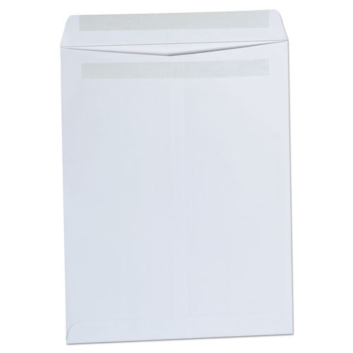 Self-Stick Open End Catalog Envelope, #13 1/2, Square Flap, Self-Adhesive Closure, 10 x 13, White, 100/Box-(UNV42102)