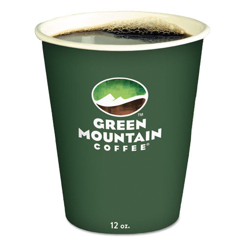 Paper Hot Cups, 12 oz, Green Mountain Design, Multicolor, 1,000/Carton-(GMT93766)