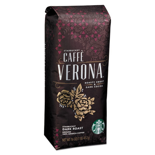 Coffee, Caffe Verona, Ground, 1lb Bag-(SBK11018131)