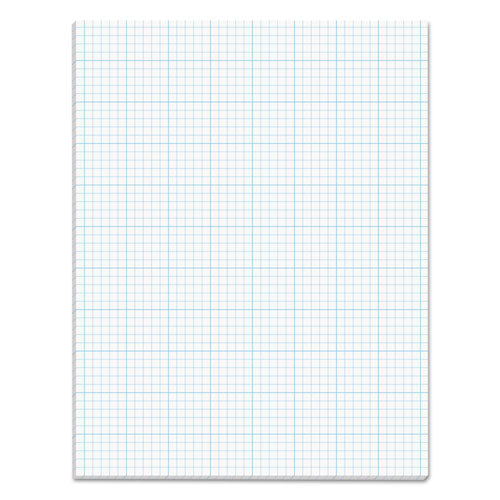 Cross Section Pads, Cross-Section Quadrille Rule (5 sq/in, 1 sq/in), 50 White 8.5 x 11 Sheets-(TOP35051)