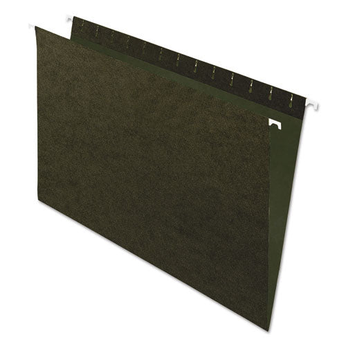 Standard Green Hanging Folders, Legal Size, Straight Tabs, Standard Green, 25/Box-(PFX81620)